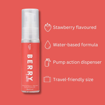 Loving Joy Strawberry Flavoured Lubricants 30ml | Water Based For Travel Lube