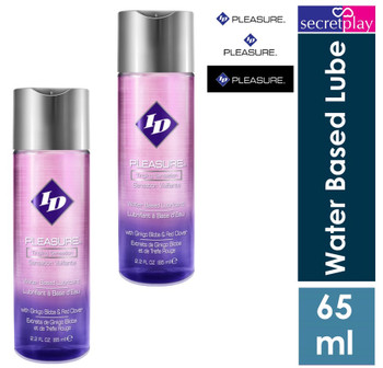 2 x ID Pleasure Tingling Sensation Water Based Lubricants | Lube | 65 ml Lubes