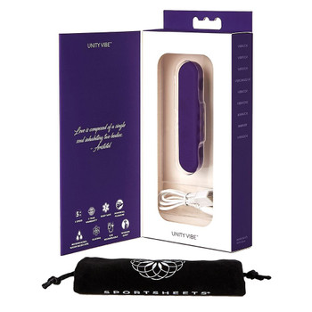Sincerely Unity Vibe - Purple Mini Vibrator 