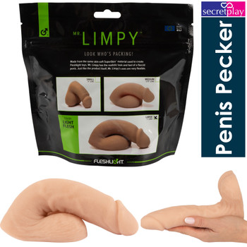 Fleshlight Mr. Limpy Penis Packer | Large Size | Packing Limpy Dildo | Bachelorette Parties | Gag Gift 