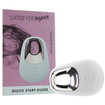 Satisfyer Layon White Temptation Clitoral Vibrator | Stimulator Clit Female Orgasm | Sex Toy