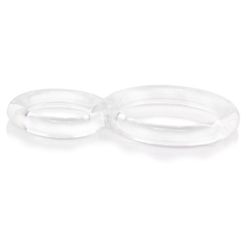 Screaming O Ofinity Penis Cock Ring | Clear One Size Fit Most | Snug Fit Testicles |