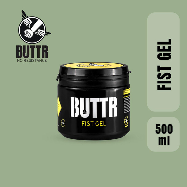 BUTTR Fisting Gel Lubricant Anal Vagina Sex Fist Penetration Gel 500ml Tub 