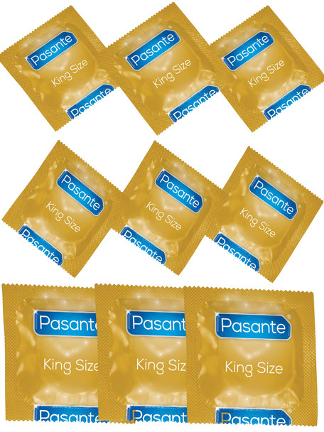 144 x Pasante King Size Condoms | Wider & Longer | 60mm Width | Wholesale Bulk | Multiple Quantity