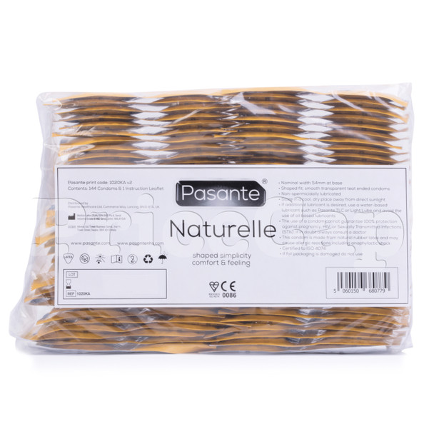  144 x Pasante Naturelle Condoms | Comfort Feeling | Wholesale | Multiple Quantity