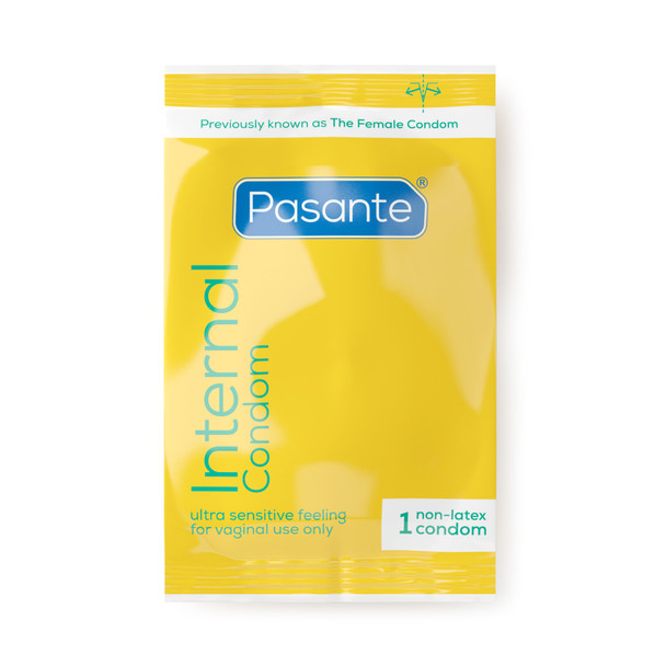 Pasante Internal Non-Latex Condoms | Previously Known as Female Condom Pack of 30 | | Softer Sensual Sensitive Feeling