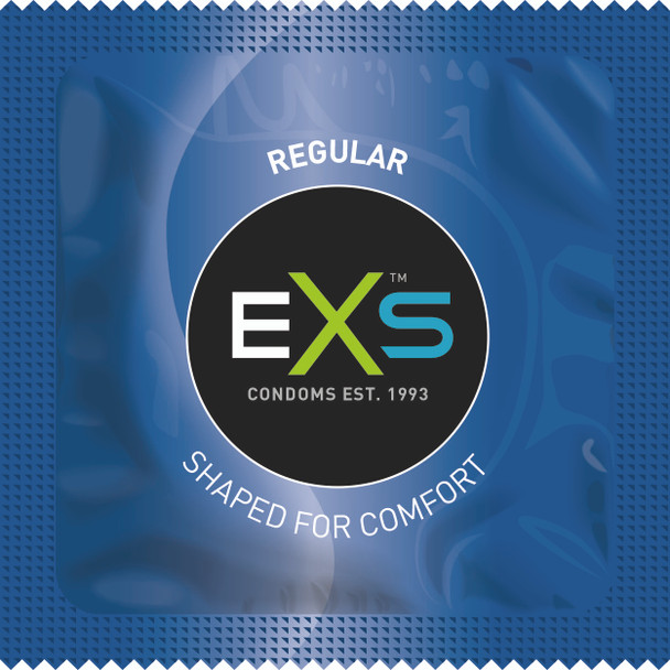 100 x Exs Regular Condoms | Vegan | Comfy Fit Bulk Wholesale Condoms |