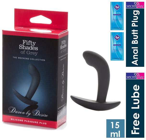 Fifty Shades of Grey Silicone Anal Butt Plug | Anal Pleasure Stimulation | Sex Toy