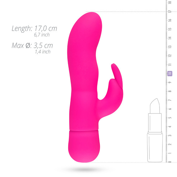 EasyToys Mad Rabbit G-Spot Vibrator Pink Intense Orgasm Vibrating Sex Toy