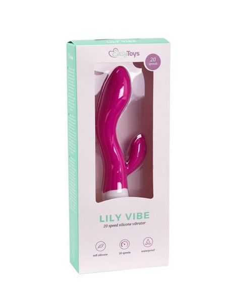 EasyToys Lily Vibe Vibrator Pink Intense Orgasm Vibrating Sex Toy