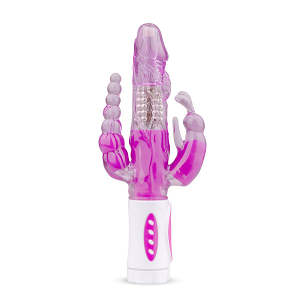 EasyToys Raving Rabbit Vibrator Triple Stimulation Rotating Sex Toy