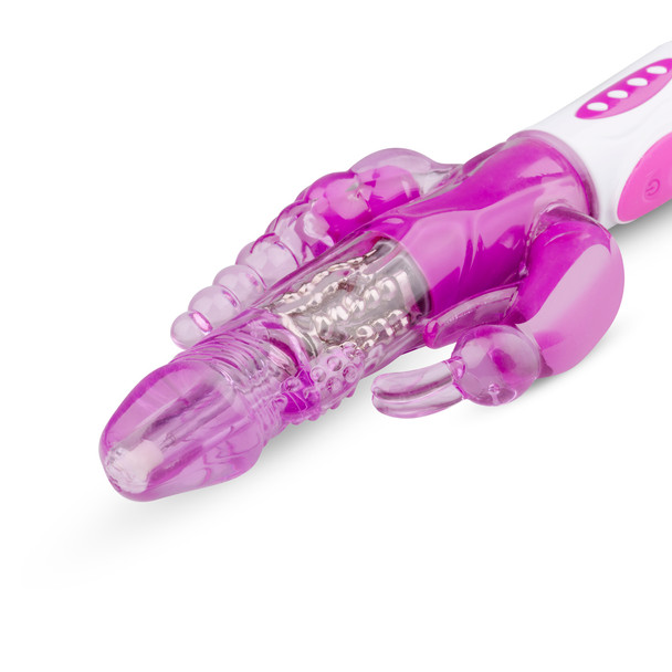 EasyToys Raving Rabbit Vibrator Triple Stimulation Rotating Sex Toy