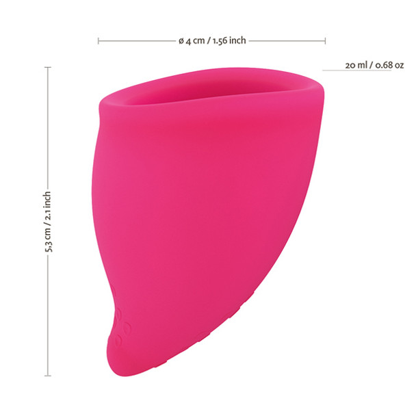 Fun Factory Fun Cup Menstrual Cup | Explore Kit Size A+B Silicone | Reusable Period Protection Cup 