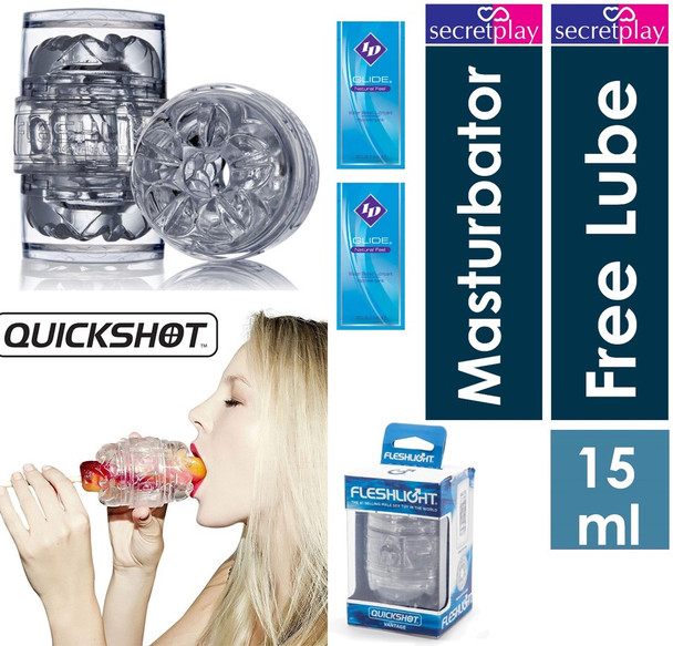 Fleshlight Quickshot Vantage Texture Male Masturbator Stroker Sex Toy