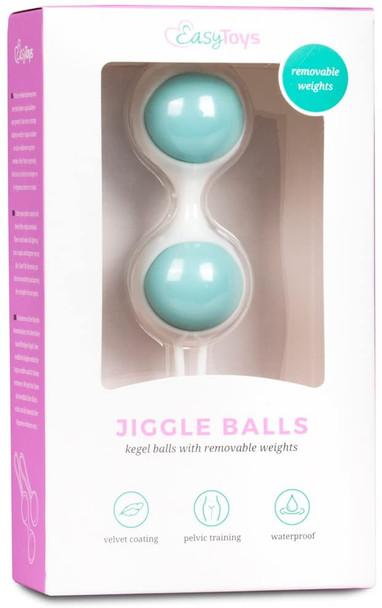 Easytoys Jiggle Balls Geisha Removable Kegel Ball Bladder Control Pelvic Floor Exercises 