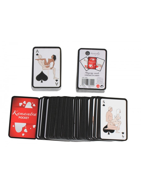 Kama Sutra Pocket Size Playing Card Game | Adult Erotic Sex Naughty Fantasy Couple Bedroom Fun | Romantic Gift