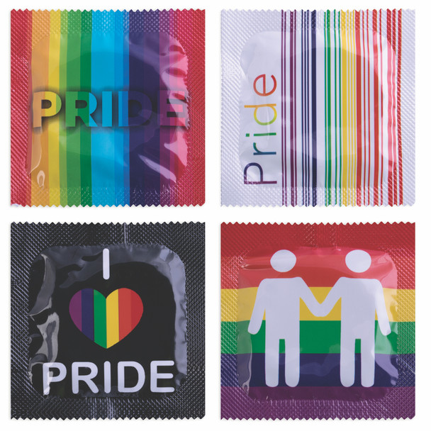 144 x Pasante Pride Gay Condoms I Comfort Shaped & Feeling | Wholesale Sealed Pack