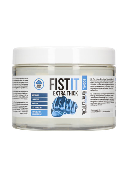 Pharmquests Fist it Extra Thick 500 ml Gel | Anal Vagina Fisting Sex Penetration Lube |