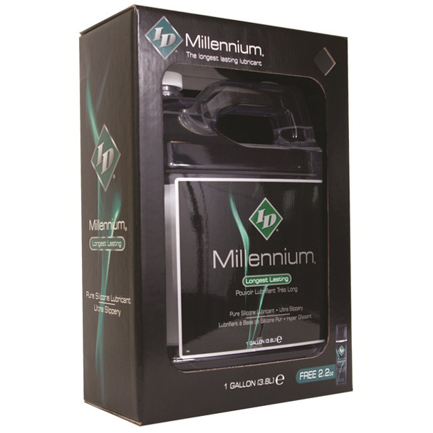 ID Millennium Lube Silicone Based Lubricant 3900ml / Gallon / 128 FL OZ | Long Lasting Ultra Slippery Lube