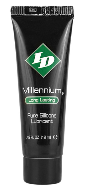 ID Millennium Lube Silicone Based Lubricant 12ml Tube Long Lasting Slippery