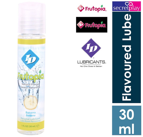 ID Frutopia Fruit Flavoured Lube | Banana | Natural Lubricants 30 ml | 1 Fl Oz