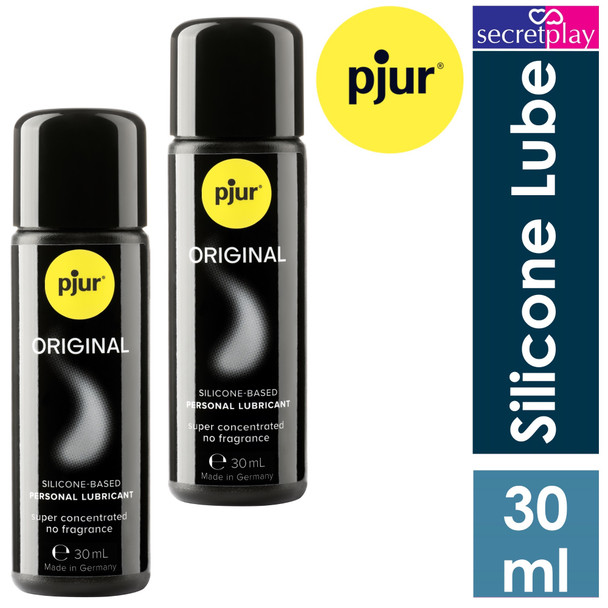 2 x Pjur Original Silicone Based Lubricant | 30 ml | Long Lasting | Anal Personal Sex Lube