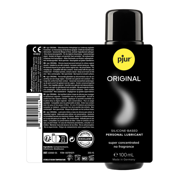 3 x Pjur Original Silicone Based Lubricant | 30 ml | Long Lasting | Anal Personal Sex Lube
