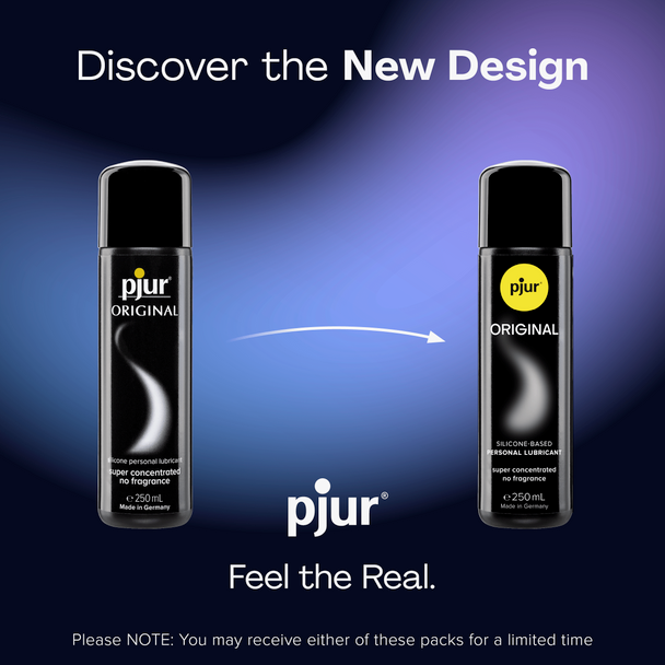 3 x pjur Original Premium Silicone Personal Lubricant | 250 ml | Sex Lube Long-Lasting and Non-Sticky | Very Efficient Compatible with Condoms