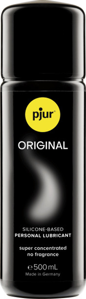 pjur Original Premium Silicone Personal Lubricant | 500 ml Sex Lube | Long-Lasting and Non-Sticky | Very Efficient Compatible with Condo