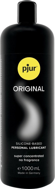 pjur Original Premium Silicone Personal Lubricant | 1000 ml | Sex Lube Long-Lasting and Non-Sticky | Very Efficient Compatible with Condoms