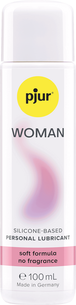 2 x Pjur Woman Silicone Based Lubricants | 100 ml | Stimulating Longer Lasting Pleasure Lube |