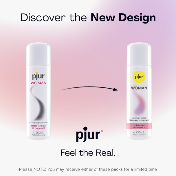 2 x Pjur Woman Silicone Based Lubricants | 250 ml | Stimulating Longer Lasting Pleasure Lube |