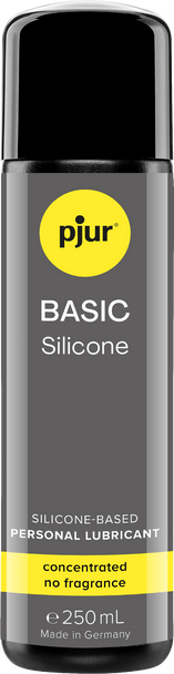 Pjur Basic Silicone Based Lubricants | 250 ml | Long Lasting Anal | Personal Sex Lube 