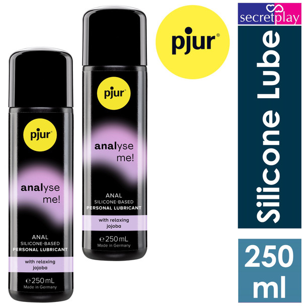 2 x Pjur Analyse Me Relaxing Silicone Anal Glide Lubricants | Anal Lube | 250 ml