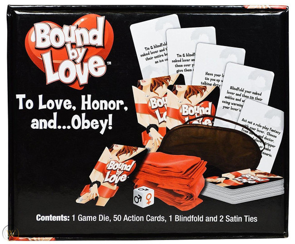 Bound By Love Adult Card Dice Game | Fun Romance Naughty Fantasy Couple Gift