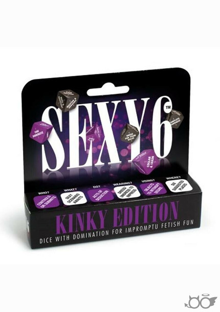 Sexy 6 Dice Game | Kinky Edition Adult Fun Pleasure Fantasy Naughty Couple Sex Game | Romantic Gift 