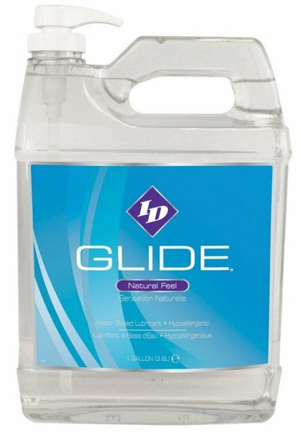 ID Glide Water Based Lube Lubricants | Natural Feel Lubes 3.8L / 1 Gallon