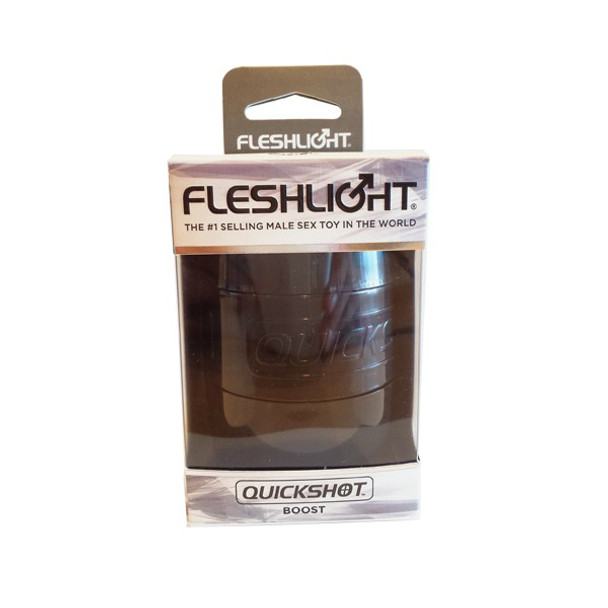 Fleshlight Quickshot Boost Texture Masturbator | Realistic Superskin Sleeve | Sex Toy