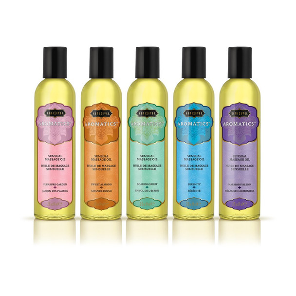 KamaSutra Aromatic Sensual Massage Oil | Sweet Almond | 59 ml | Ultra Moisturizing & Silky Smooth Body Massage