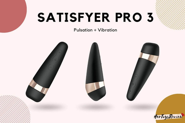 Satisfyer Pro 3 Plus Vibration Vibrator | Pressure Wave Clitoral Stimulator | Sex Toy
