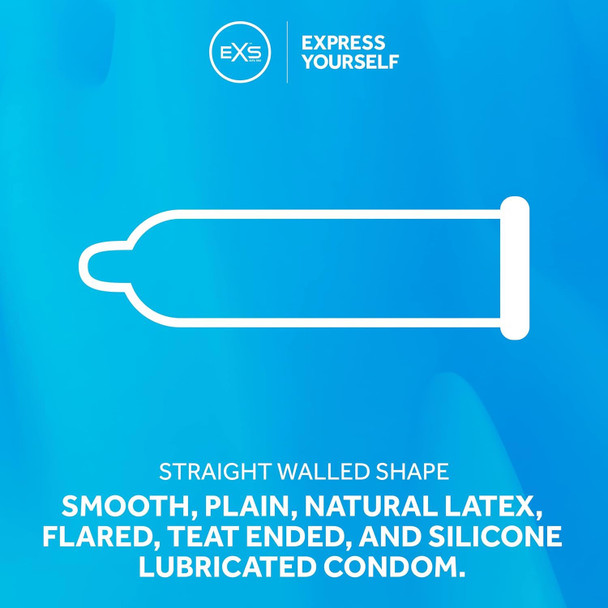 100 x Exs Nano Thin Condoms | Vegan Condoms | 0.045 mm Thickness Sensitive |