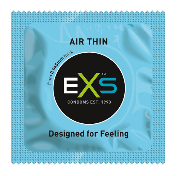 24 x Exs Air Thin Condoms | 0.045 mm Thickness | Sensitive Latex Condoms |