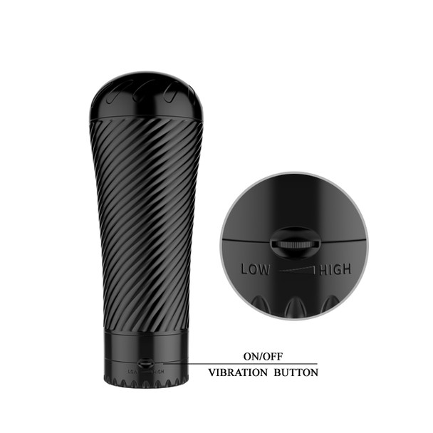 Baile Pink Pussy Vagina Male Masturbator | Multi Speed Vibrator Stroker | Sex Toy