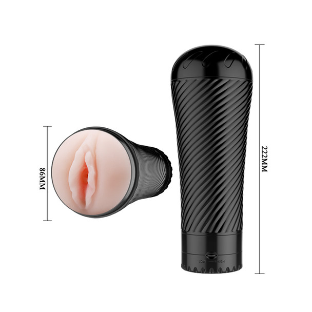 Baile Pink Pussy Vagina Male Masturbator Multi Speed Vibrator Stroker Sex Toy