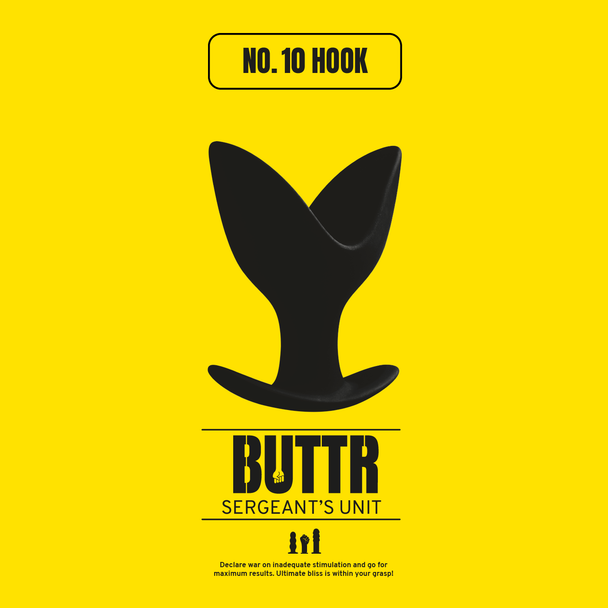 Buttr Hook Anchor Butt Plug | Expands After Insertion Flexible Ends | Anal Sex Toy