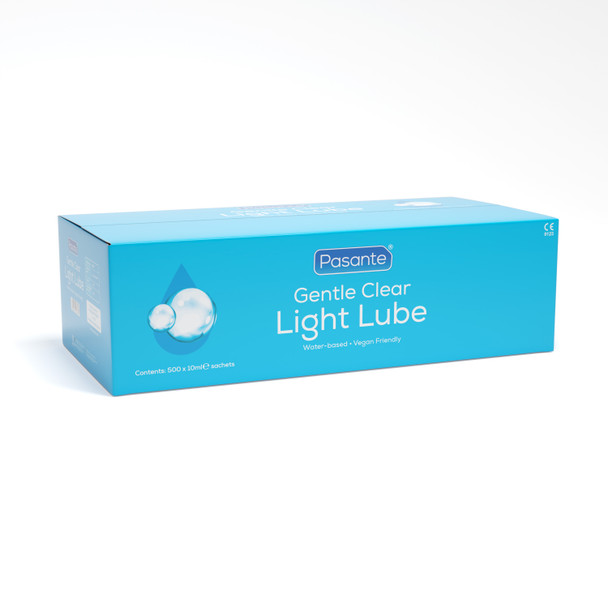 12 x Pasante Gentle Light Lube 10 ml Sachets | Water Based Odourless Lubricants
