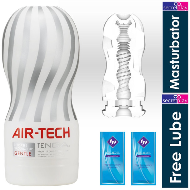 Tenga Air Tech Gentle | Reusable Vacuum Cup | Male Masturbator | Super Tight Handjob Sex Toy