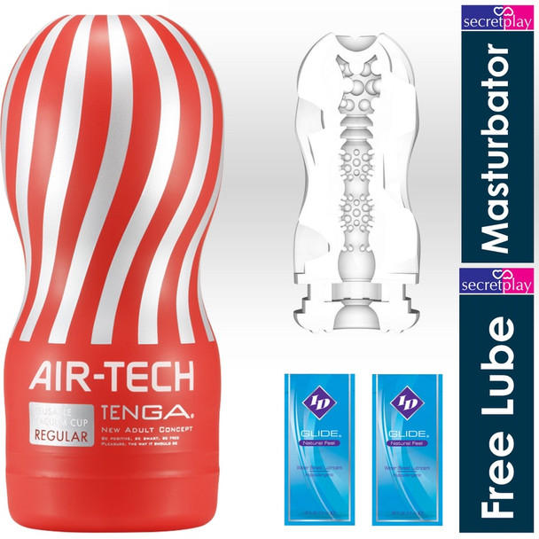 Tenga Air Tech Regular | Reusable Vacuum Cup | Male Masturbator | Super Tight Handjob Sex Toy 