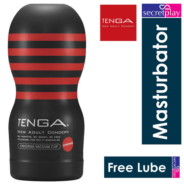 Tenga Original Strong Vacuum Cup | Single Use | Male Masturbator | Super Tight Handjob Sex Toy