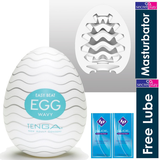 Tenga Egg Wavy | Male Masturbator Stroker | Sensual Handjob | Sex Toy